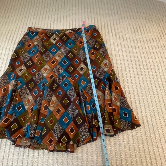 Ruby Rd. Skirt with Multicolor Diamond Pattern - Size: 16 - Picture 4 of 6